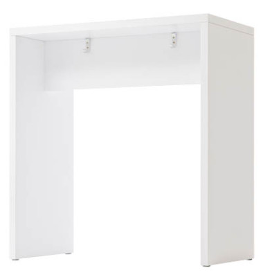 Schreibtisch VMP, 108,3cm (H), 104x50cm (BxT), wei&szlig;