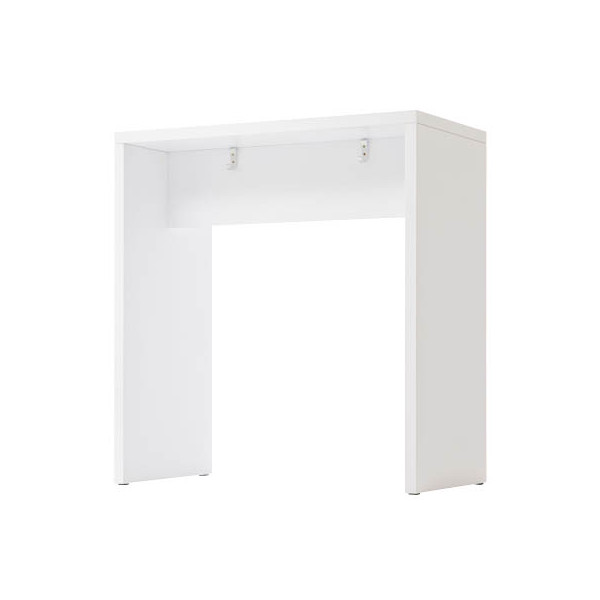 4032062125793 - HAMMERBACHER Stehtisch Meeting Point MP 104 weiß rechteckig Wangen-Gestell weiß 1040 x 500 x 1083 cm