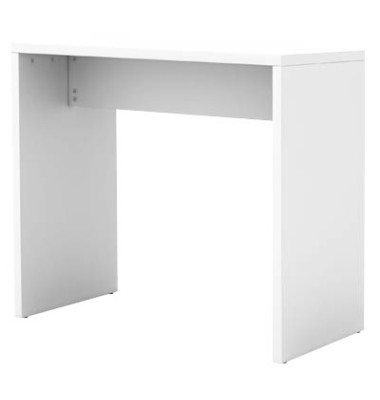 Stehtisch VMP 108,3cm (H), 120x65cm (BxT), rechteckig, wei&szlig; / wei&szlig;