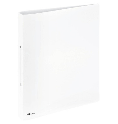 Ringbuch Lucy Colours 20900-02, A4 2 Ringe 25mm Ring-&Oslash; Polypropylen (PP) wei&szlig;