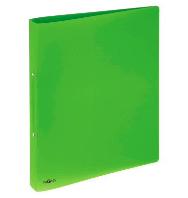 Ringbuch Lucy Colours 20900-05, A4 2 Ringe 25mm Ring-Ø Polypropylen grün