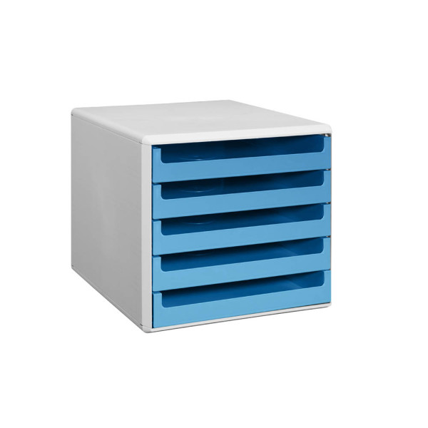 4009793839992 - Schubladenbox 30050961 lichtgrau hellblau 5 Schubladen offen 4009793839992 M und M 4009793839992 - Schubladenbox 30050961 lichtgrau hellblau 5 Schubladen offen 4009793839992 M und M