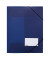Eckspannmappe 999109646, A4 blau Polypropylen (PP), mit 3 Einschlagklappen