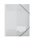 Eckspannmappe 999109648, A4 farblos-transparent Polypropylen (PP), mit 3 Einschlagklappen