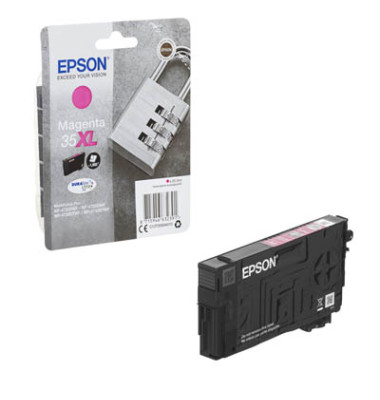 Druckerpatrone 35XL / T3593XL C13T35934010 (kompatibel zu Epson 35XL), magenta, ca. 1900 Seiten