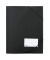 Eckspannmappe 999109650, A4 schwarz Polypropylen (PP), mit 3 Einschlagklappen