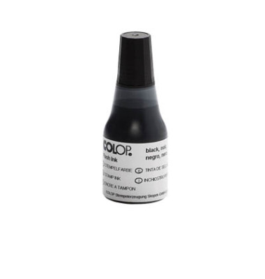 Stempelfarbe CWEOSI25 mit Öl 25ml Flasche schwarz