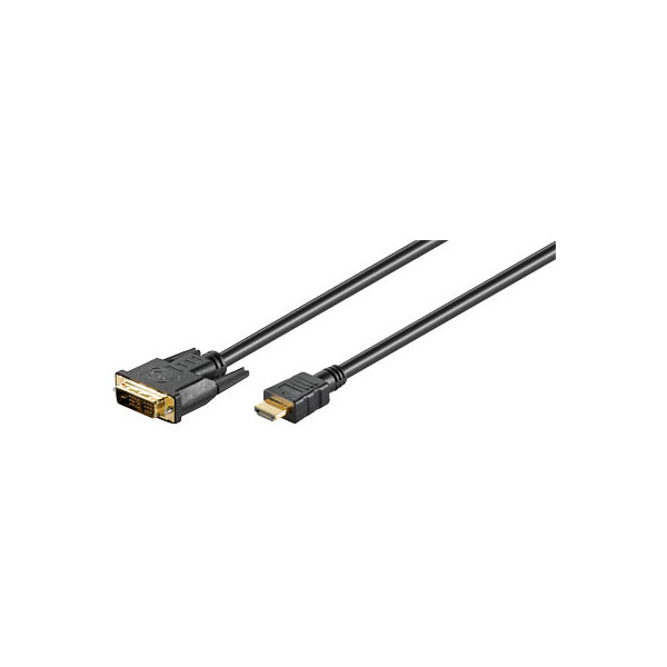 4040849515811 - 0 m schwarz goobay HDMI A DVI-D Kabel 30 m schwarz 1 St 51581 4040849515811