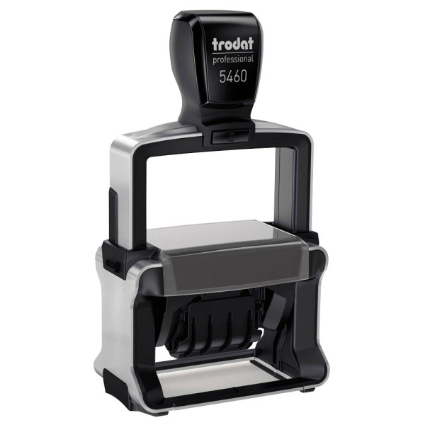 0190084203425 - Datumstempel mit Text individualisierbar 5460 selbstfärbend schwarz ohne Logo 1 St -  Nachträglich per Gutschein personalisieren