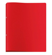 Ringbuch V020201, A4 2 Ringe 15mm Ring-&Oslash; Polypropylen (PP) rot
