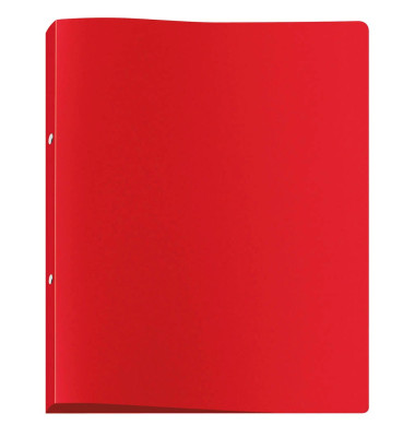 Ringbuch V020201, A4 2 Ringe 15mm Ring-&Oslash; Polypropylen (PP) rot