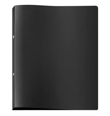 Ringbuch V020205, A4 2 Ringe 15mm Ring-&Oslash; Polypropylen (PP) schwarz