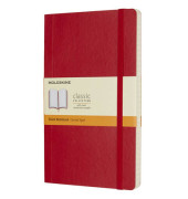 Notizbuch 854634, Classic Collection, rot, A5, liniert, 70g, 96 Blatt / 192 Seiten