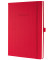 Notizbuch CO645, Conceptum, rot, A4, liniert, 80g, 97 Blatt / 194 Seiten
