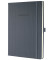 Notizbuch CO649, Conceptum, grau, A4, liniert, 80g, 97 Blatt / 194 Seiten