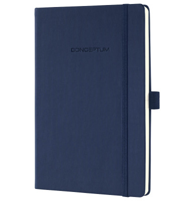 Notizbuch CO656, Conceptum, blau, A5, kariert, 80g, 97 Blatt / 194 Seiten