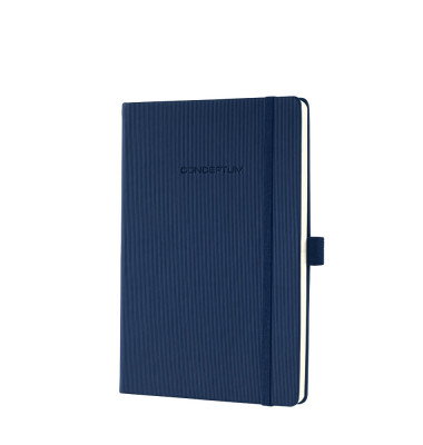 Notizbuch CO657, Conceptum, blau, A5, liniert, 80g, 97 Blatt / 194 Seiten