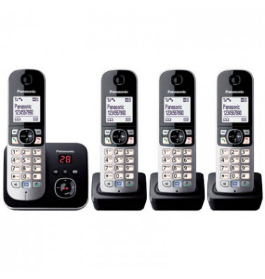 KX-TG6824GB Schnurlostelefon-Set mit Anrufbeantworter KX-TG6824GB KX-TG6824GB Schnurlostelefon-Set mit Anrufbeantworter KX-TG6824GB