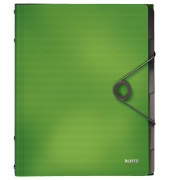 Ordnungsmappe Solid 4569-10-50, 6-teilig blanko, gr&uuml;n, A4, 6 F&auml;cher