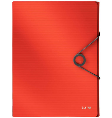 Heftbox Solid 3999 4568-10-20, A4 rot, 2,5cm F&uuml;llh&ouml;he, Polypropylen (PP)