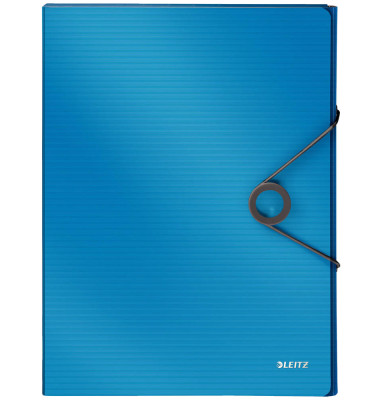 Sammelmappe Solid 4568-10-30, A4 Kunststoff, für ca. 250 Blatt, blau