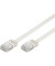 Netzwerkkabel weiß RJ-45 Stecker 1m Cat 6