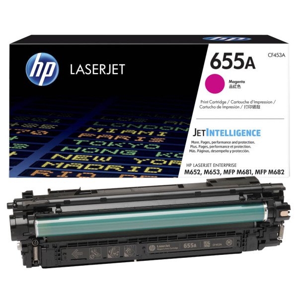0889894325440 - 655A - Magenta - Original - LaserJet - Tonerpatrone (CF453A) - für Color LaserJet Enterprise M652dn M652n M653dn M653x (CF453A)