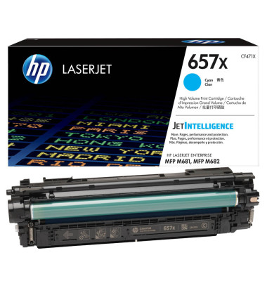 Toner CF471X (657X), cyan, ca. 23000 Seiten