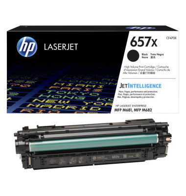 Toner CF470X (657X), schwarz, ca. 28000 Seiten
