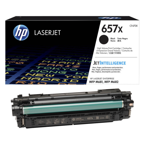 0889894325495 - 657X - Hohe Ergiebigkeit - Schwarz - Original - LaserJet - Tonerpatrone (CF470X) - für LaserJet Enterprise MFP M681dh MFP M681f LaserJet Enterprise Flow MFP M681z MFP M682z (CF470X)