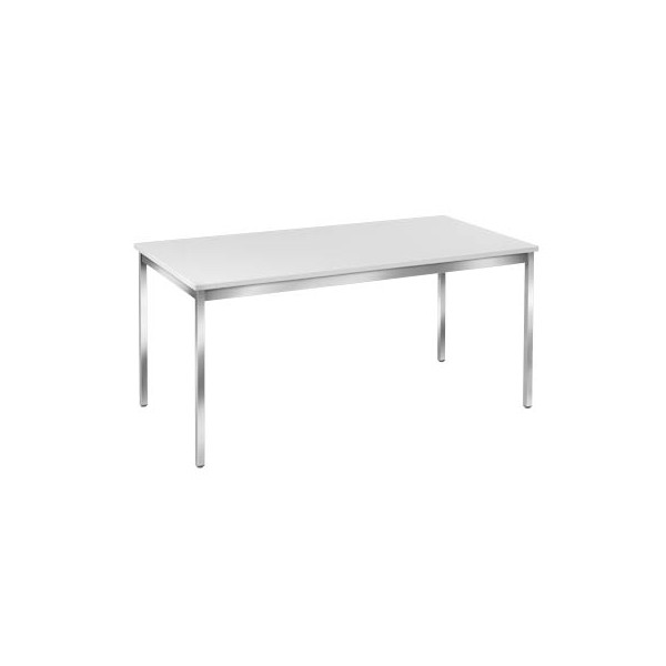 3700245513873 - SODEMATUB Mehrzwecktisch weiß rechteckig Vierkantrohr chrom 1200 x 800 x 740 cm 3700245513873 - SODEMATUB Mehrzwecktisch weiß rechteckig Vierkantrohr chrom 1200 x 800 x 740 cm