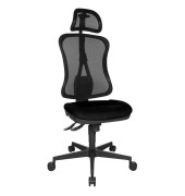 Bürodrehstuhl Head Point SY schwarz HE200 G20X