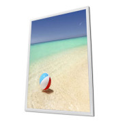 Plakat-Klapprahmen Standard, KRA3G25C9003, weiß, A3, Aluminium