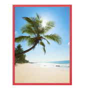 Plakat-Klapprahmen Standard, KRA2G25C3020, rot, A2, Aluminium