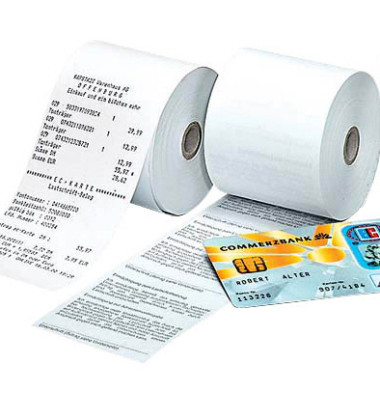 Thermorollen EC-Cash 27741609, 57mm x 40m, Kern-&Oslash;: 12mm, SEPA-Lastschrifttext