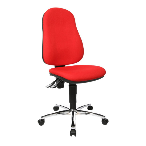 4014296241975 - Bürostuhl Point 60 rot chrom bis 110kg 4014296241975 Topstar 4014296241975 - Bürostuhl Point 60 rot chrom bis 110kg 4014296241975 Topstar