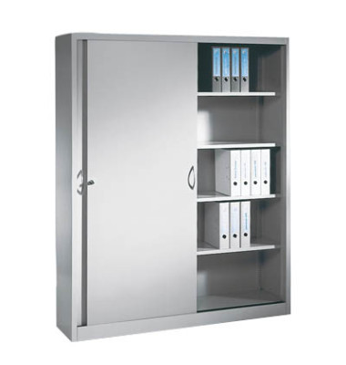 Aktenschrank C 2000 Acurado 214000S10109, abschlie&szlig;bar, 2x5 OH, lichtgrau, 160x195x40cm (BxHxT)