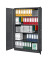 Aktenschrank 111153, Stahl abschließbar, 5 OH, 120 x 195 x 42 cm, anthrazit