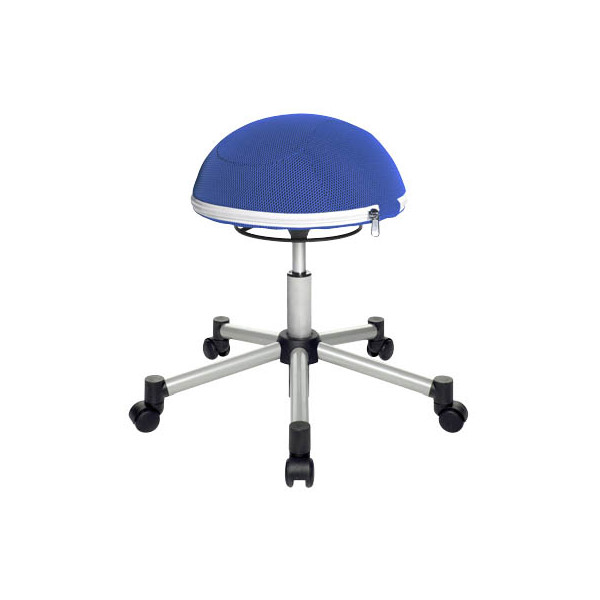 4014296242194 - Ballsitz SH17BB6 Sitness Half Ball blau mit Rollen höhenverstellbar bis 110kg 4014296242194 Topstar 4014296242194 - Ballsitz SH17BB6 Sitness Half Ball blau mit Rollen höhenverstellbar bis 110kg 4014296242194 Topstar