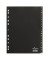 Kunststoffregister 6168-01 A-Z A4 0,12mm schwarze Taben 20-teilig