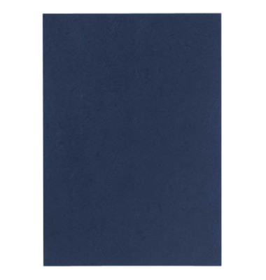 Umschlagkarton UMBR300-DBL A4 Karton 300 g/m² dunkelblau Lederstruktur