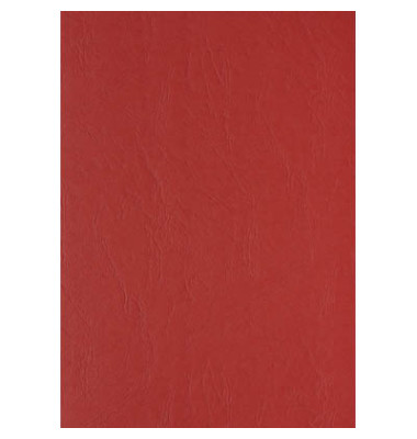 Umschlagkarton UMBR240-2773 A4 Karton 240 g/m² rot Lederstruktur
