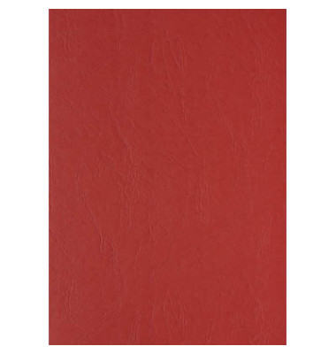 Umschlagkarton UMBR240-2773 A4 Karton 240 g/m² rot Lederstruktur