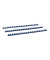 Plastikbinderücken BRP120-BL blau US-Teilung 21 Ringe auf A4 85 Blatt 12mm