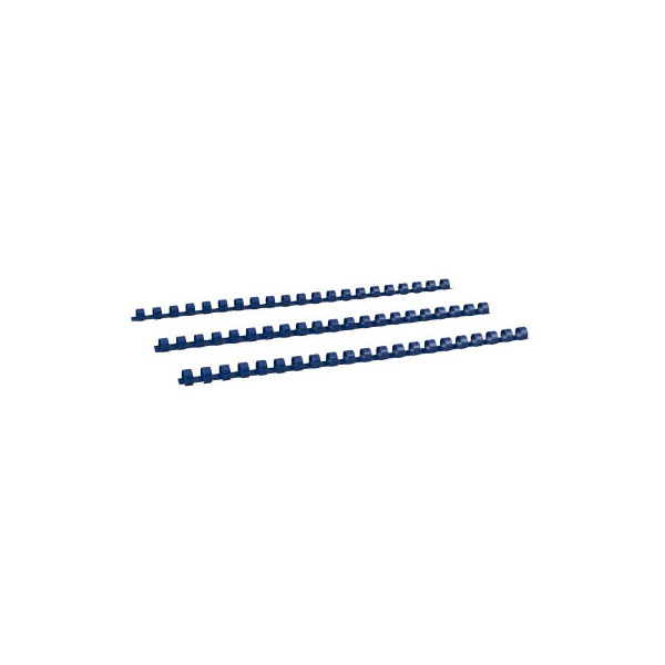 4250504520719 - Plastikbinderücken BRP120-BL blau US-Teilung 21 Ringe auf A4 85 Blatt 12mm 100 Stück 4250504520719 100 Stück 4250504520719 - Plastikbinderücken BRP120-BL blau US-Teilung 21 Ringe auf A4 85 Blatt 12mm 100 Stück 4250504520719 100 Stück