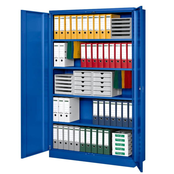 4260090172797 - Aktenschrank 111155 abschließbar 5 OH enzianblau 120x195x42cm (BxHxT) 4260090172797 Gürkan