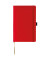 Notizbuch 40025-25-757, Tucson, rot, A5, kariert, 80g, 96 Blatt / 192 Seiten