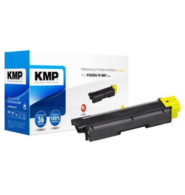 Toner K-T51 2892,0009 (kompatibel zu Kyocera TK-580Y), gelb, ca. 2800 Seiten