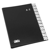 Pultordner 44199 A4 A-Z schwarz 24-teilig