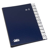 Pultordner 44199 A4 A-Z blau 24-teilig
